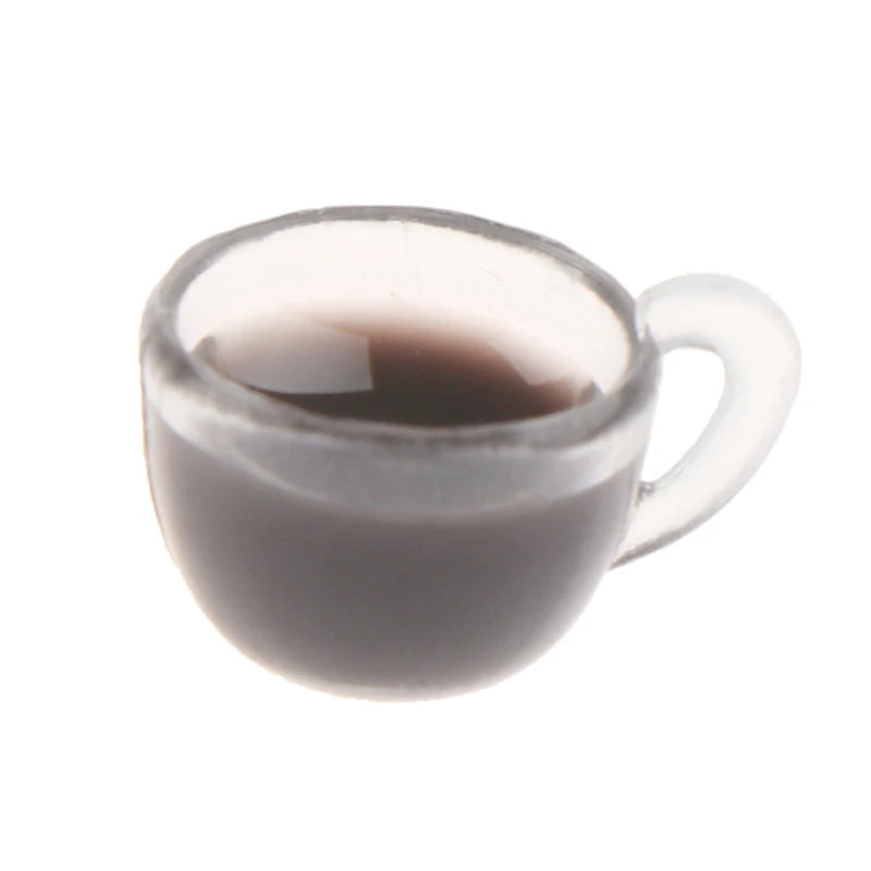 1:12 Dollhouse Miniature Coffee Cup Set Model Doll Toy Accessory