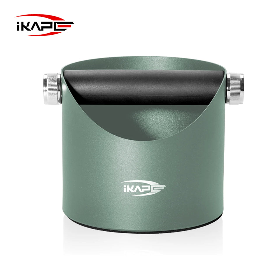IKAPE Espresso Knock Box , Premium Coffee Knock Box, Space-Saving Coffee Dump Bin, Non-Slip Base for Barista