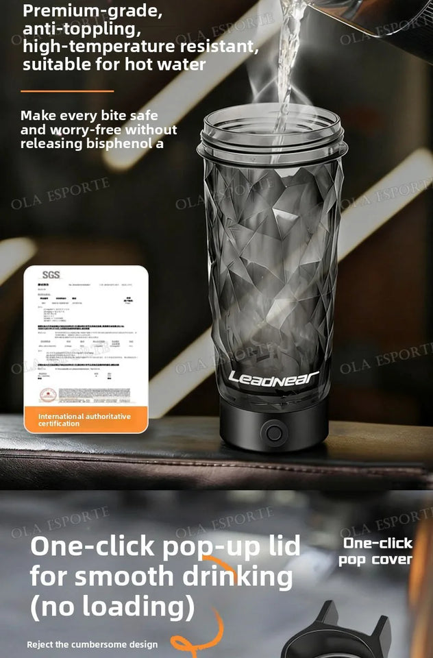 2026 Portable Electric Blender USB Rechargeable Shaker Cup High Powerful Sport Mixing Cup For Milkshake Coffee Outdoor Fitness