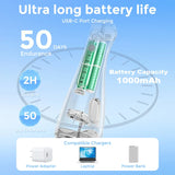 Sejoy Electric Oral Irrigator Water Dental Flosser Pick for Teeth Cordless 350ML Water Tank,6 Cleaning Modes, IPX7 for Home