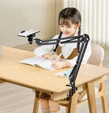 Desktop Phone Stand for Mobile Telephone Video Shooting Overhead Smartphone Mount for Cellphone Table Bracket for Vlog Recording