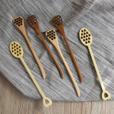 Environmentally Friendly Solid Wood Mixing Spoon Home Kitchen Utensil Spoon Creative Coffee Beverage Honey Mixing Tool Wholesale