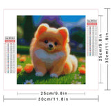 Huacan New Arrivals Diamond Painting Animal Dog Diy Full 5d Mosaic Flower Rhinestone Pictures at Home Decor Craft Kit