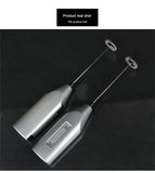Mini Electric Coffee Blender Handheld Eggbeater Stainless Steel Milk Milker Bubble Drink Stir Bar Creative Kitchen Cooking Tools