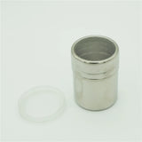 1Pc Stainless Steel Coffee Shaker Cocoa Chocolate Flour Powdered Sugar Sieve Filters Foam Spray Kitchen Cake BBQ Tools With Lid