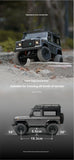 1/12 4WD Off-Road RC Car MN98 MN99S 2.4G Remote Control SUV Electric Climbing Car Toy for Kids Official Licensed Model Guard 90