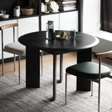 Restaurant Round Dining Table Modern Living Room Lounge Wood Nordic Dining Table Folding High Mesas De Comedor Home Furniture