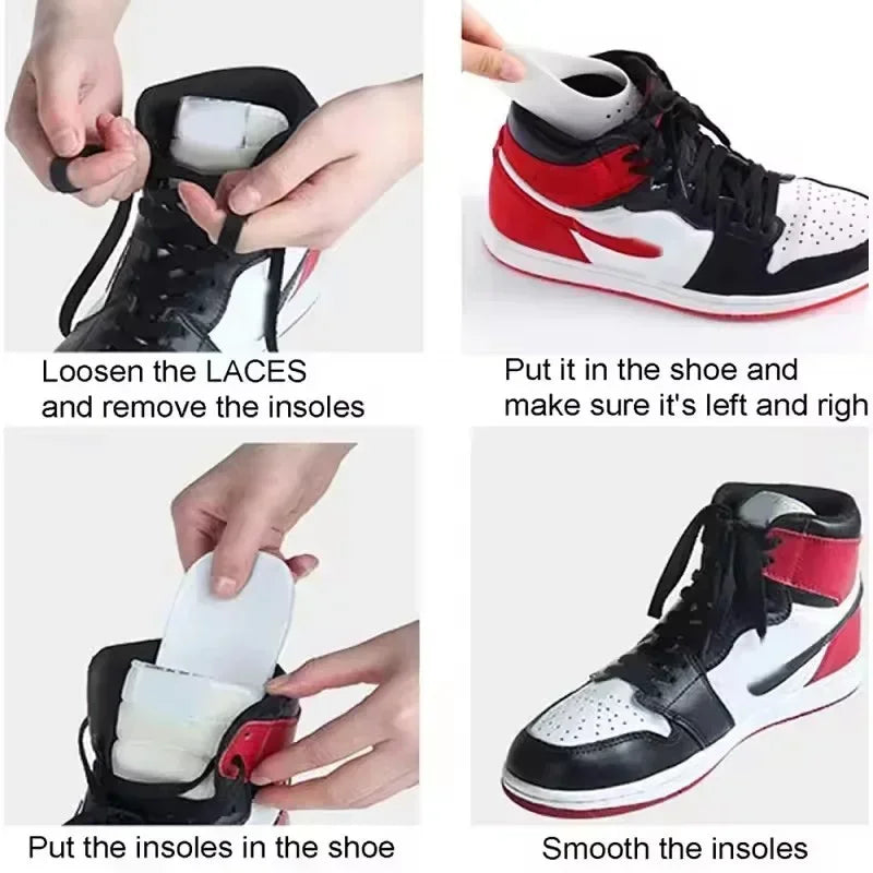 5pairs Crease Protector Shoe Head Stretcher Sneaker Anti Crease Wrinkled Fold Shoe Support Toe Sport Crease Protector Dropship