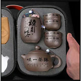 Tea set gifts, travel tea sets, convenient one pot, four cups, quick guest cups, outdoor portable tea sets, cup sets