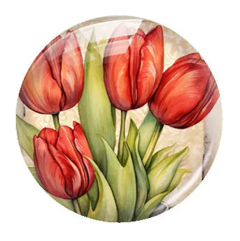 Handmade Teacup Coffee Cup Flower Photo Glass Cabochon Flatback Demo Flat Back Cameo For Diy Jewelry Making Supplies Accessories