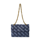 Women's K-G Shoulder Bag For High Quality Braided Denim Chain Crossbody Bag Designer Luxury Handbag Brand Ladies Bag