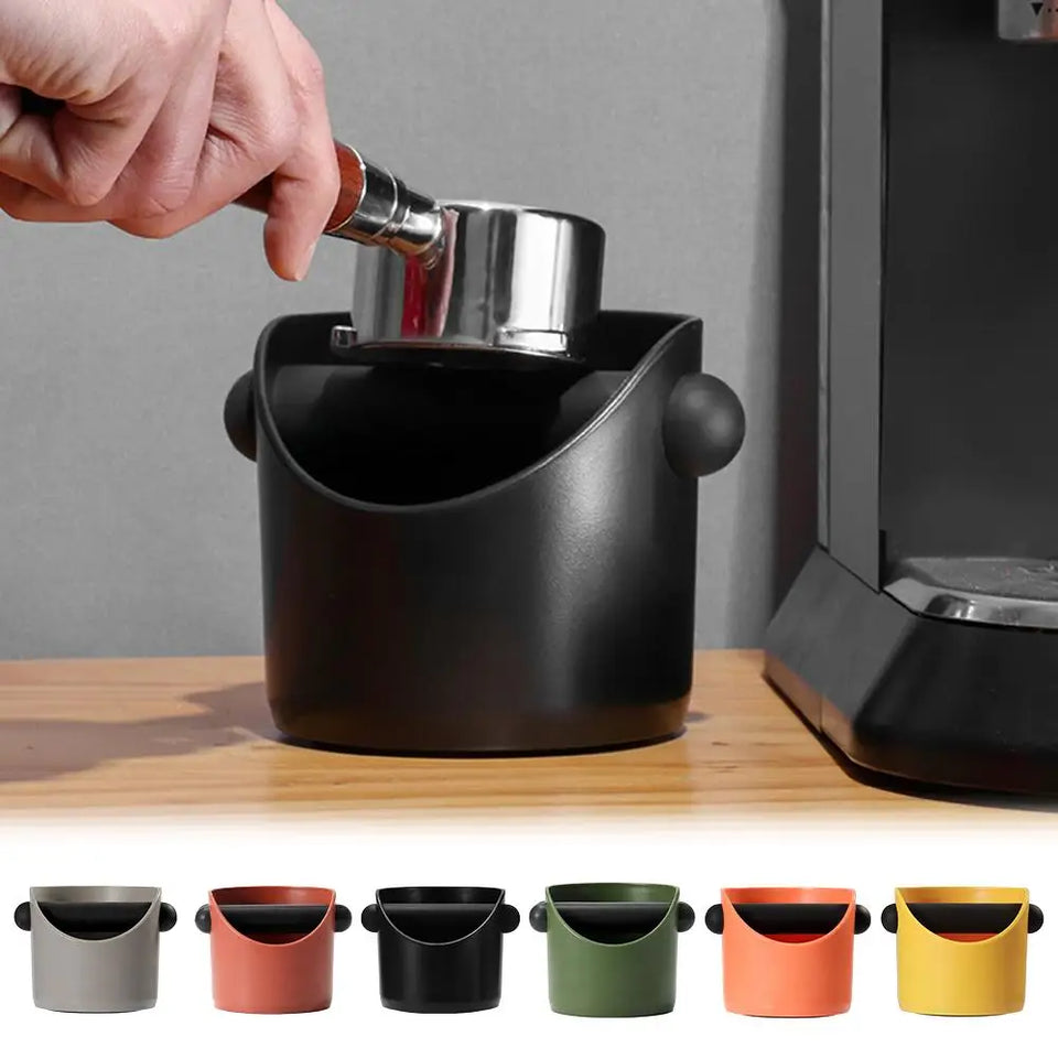 Coffee Knock Box Espresso Grounds Container Coffee Grounds Bucket Anti Slip Dump Bin Bucket Cafe Bar Barista Accessories