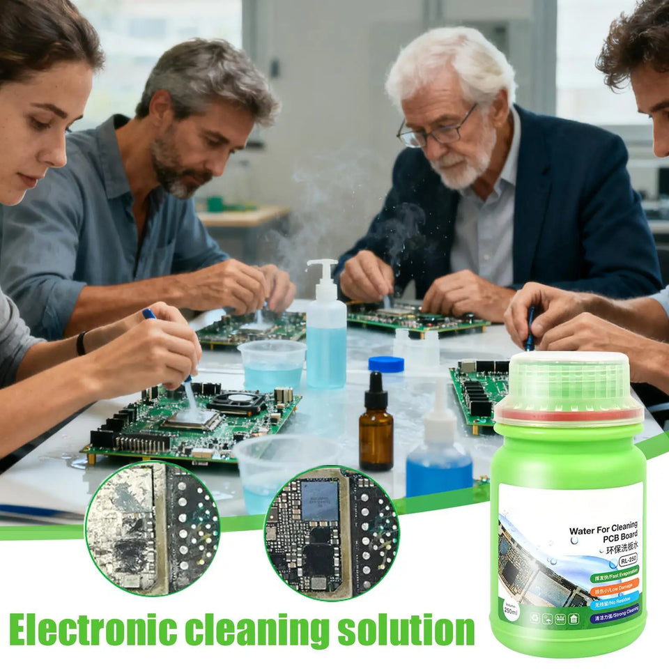 Electronic Liquid Cleaner 250ml Electronics Cleaning Liquid Circuit Board Cleaner for Keyboard Laptop Tablet Motherboard Home