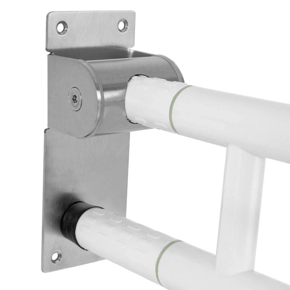 Toilet Grab Bar,Handicap Grab Bars,Foldable Drop down Toilet Rails,Seat Support Aid Assist Rail,Non-slip Toilet Bar
