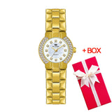 Women Luxury Brand Watch 2025 Dress Silver Gold Women Wrist Watch Quartz Diamond Ladies Watches Female Clock Bayan Kol Saati