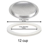 Coffee Silicone Ring Italian Moka Pot Flexible Washer Gasket Ring Coffeeware Replace For Cups Moka Pot Espresso Coffee Makers