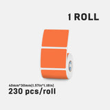 Colorful Label Thermal Paper Sticker For SINMARK Portable Printer P15 Waterproof Self-Adhesive Label Paper
