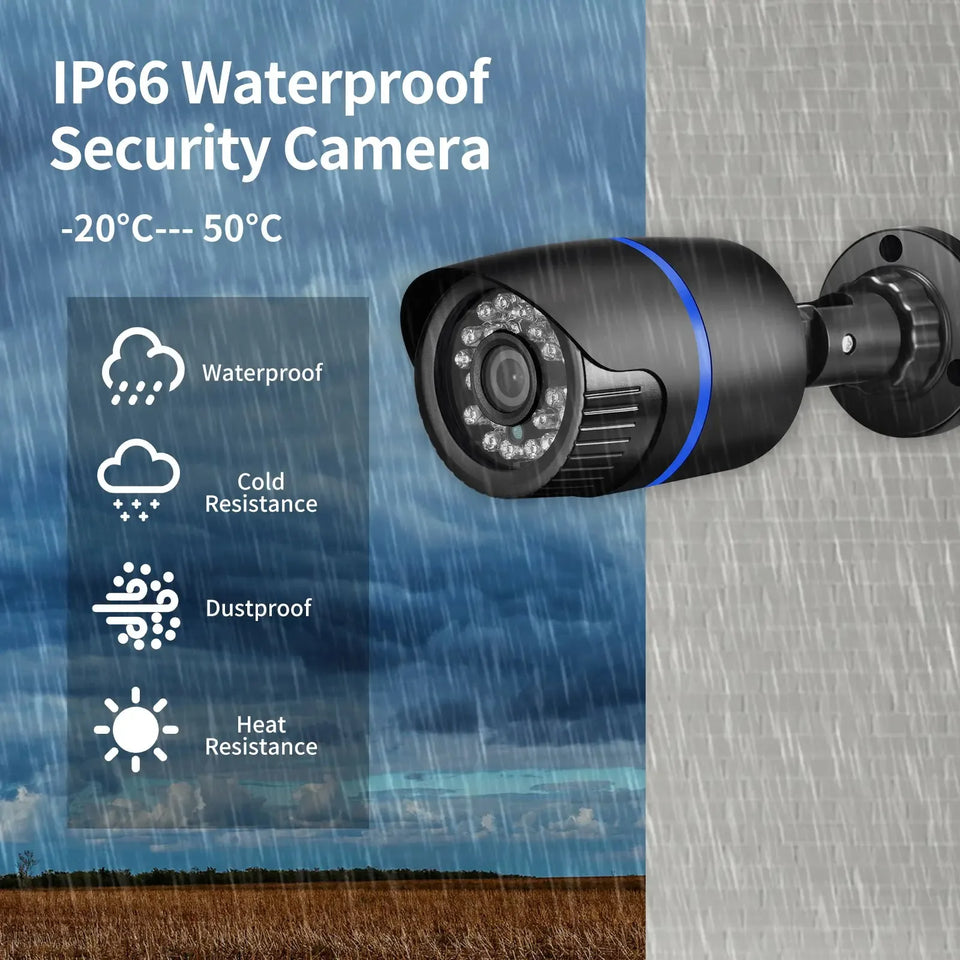 Gadinan 5MP 1080P Bullet Video Surveillance AHD DVR Recorder Waterproof Camera 24 infrared lights AHD CCTV Camera System Kit
