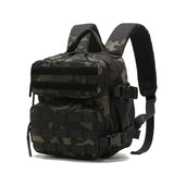 Mini Tactical Backpack for Women Camping Hiking Sports Gym Bag 9L Daily Travel Athlete Fitness Rucksack with Bottle Holder