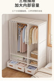Durable Dustproof Collapsible Closet Large Capacity Wardrobe Easy Assembly Storage Organizer for Bedroom Dorm Daily Arrangement