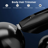 SEJOY Body Pubic Hair Trimmer for Men With Standing Recharge Dock,Balls Women Lady Shaver Hair Removal Bikini Trimmer