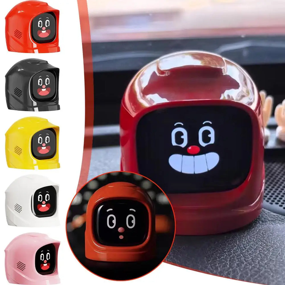 Car Intelligent Robot Mounted Toys Accessories Electronic Pets, Fashion Companions Over 60 Expression Touch Screen Sound Effects