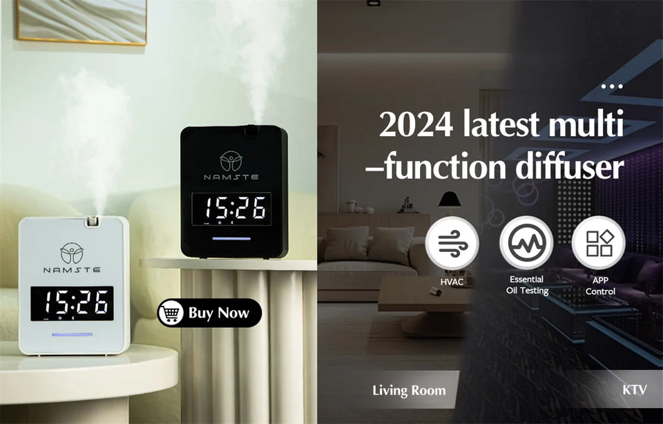 Namste 300m³ Bluetooth Wall mounted Perfume Home fragrance Aroma diffuser Essential oil Smell distributor Air freshener favoring