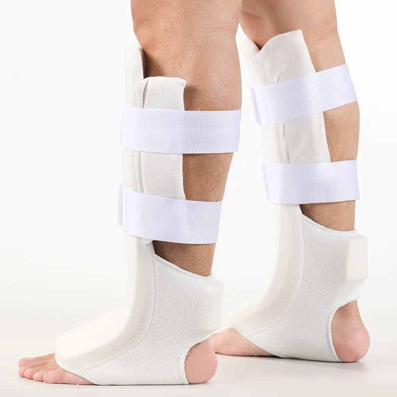Youth/Adult Kids MMA Boxing Shin Guards Instep Kickboxing Ankle Support Equipment Karate Protectors Sanda Muay Thai Leggings DEO