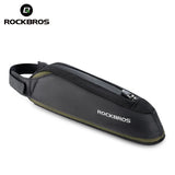 ROCKBROS Bicycle Bag Portable Cycling Top Tube Bag Nylon MTB Road Phone Tool Bag Reflective Ultralight Bicycle Pannier Pocket