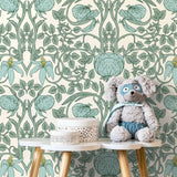 Pastel Art Nouveau Wallpaper,Peel and Stick Wallpaper For Home Decoration / Wall Art Wall Decor,Or Tradition Un-paste Wal Mural