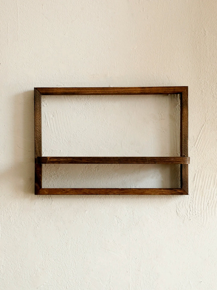 Wooden Display Shelf Floating Shelves Rustic Wood Shelves Wall Storage for Bedroom Kitchen Over Toilet Small Wall Mounted Gifts