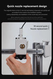 3D Printer Parts for Bambu Lab A1 A1 Mini Assembly Hotend Kit 0.2 0.4 0.6 0.8mm for Bambu Lab A1/A1 mini Nozzle Silicone Brush