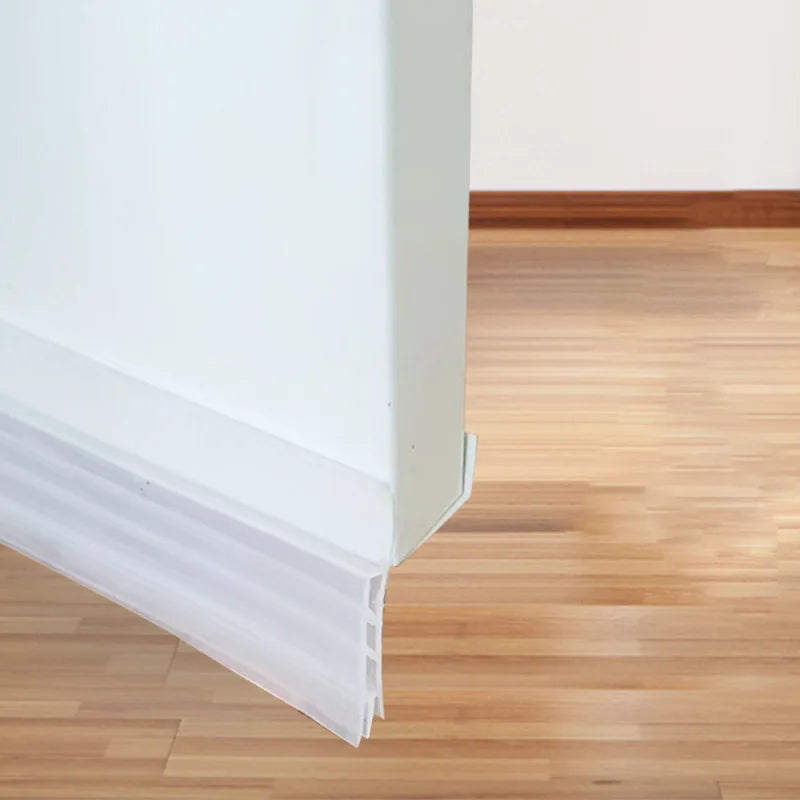 1Pc 1 Meter Door Bottom Sealing Strip Self-Adhesive Aoors And Windows,Sound Insulation, Windproof, Porous Sealing Strip