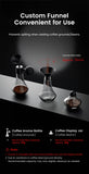 MHW-3BOMBER Coffee Aroma Bottle Coffee Display Jar Glass Creative Fragrance Bottle Coffee Aroma Display Coffee Accessories