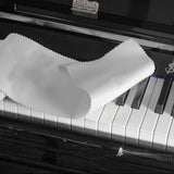 Durable Flannel Piano Key Cover Keyboard Protective Dirt-Proof Cover Soft Electronic Organ Keyboard Cover Piano Accessories Part
