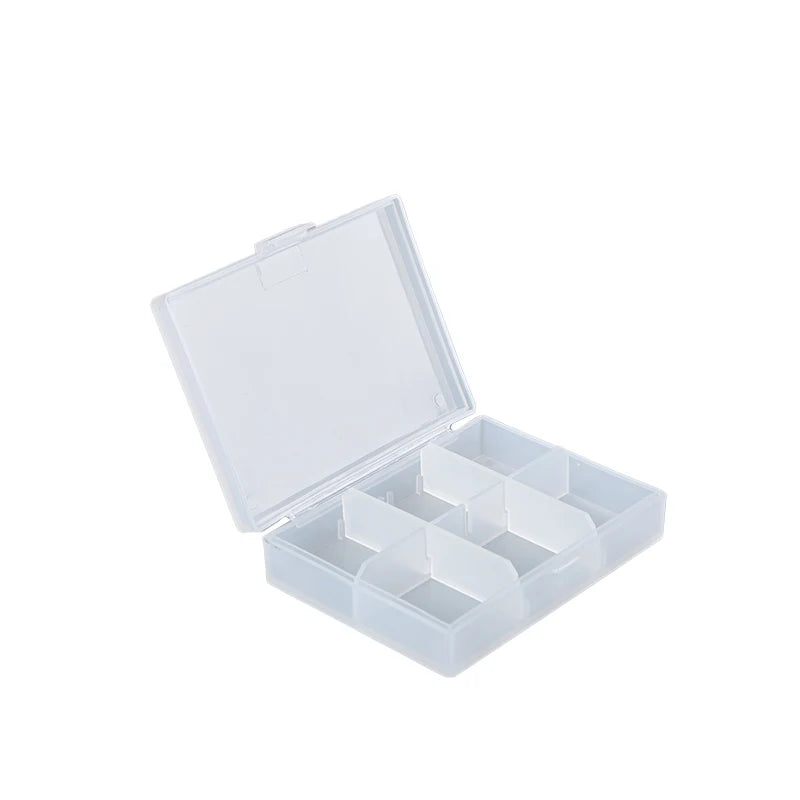 Frosted Flip Storage Box Photocards Small Card Storage Box Desk Organizer Box Classification Box Jewelry Storage Case Container