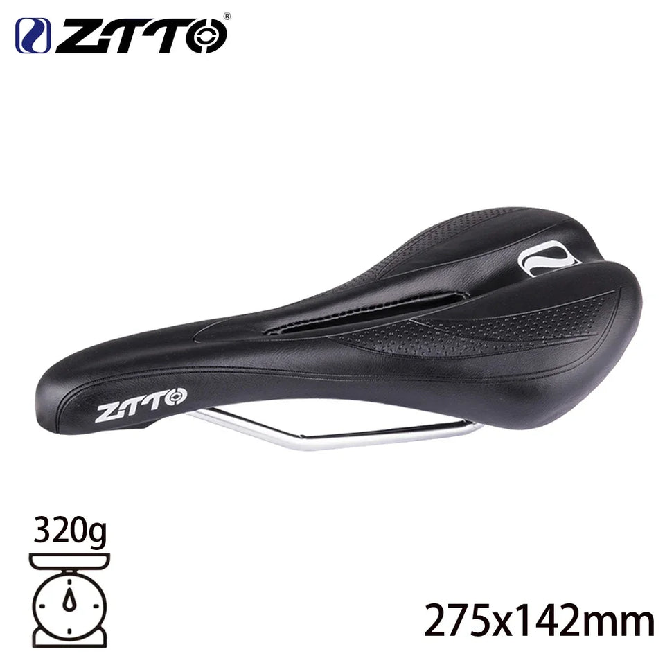 ZTTO Bike Seat Soft MTB Road Bike Saddle Pain-Relief  PU Leather Breathable Seat Cushion Bicycle Saddle Cushion Bicycle Parts
