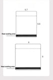 StoBag 200pcs Wholesale Cotton Paper White Packaging Bags Small Heat Sealing for Tea Coffee Powder Storage Pouches Portable