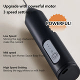 MINl Mik Frother USB Rechargeable 3 Speeds Foam Maker Coffee Whisk Mixer Electric Handle Blender Egg Beater Hot Cooking Tools