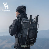 Qunature Backpack Lightweight Mountaineering Hiking Backpack Outdoor Sport 30+5L Breathable Wear-resistant Waterproof Bag