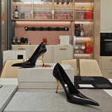 Summer high-heeled pointed women's sandals, European and American fashion runway parties, weddings, women's high heels