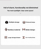 Multifunctional Furniture with Drawers & Shelves, Kitchen Cupboard, Living Room Storage Organizer, Tea Table Cabinet