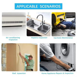1080P Industrial Endoscope Automotive Borescope Sewer Drain Pipe Channel Inspection Camera With Screen Tools For Car Full Hd