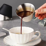 Espresso Extraction Cup 304 Stainless Steel with Scale Thickened Exquisite Ounce Coffee Cup Home Kitchen Cafe Accessories