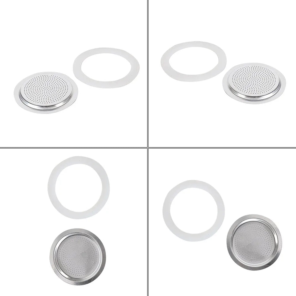 Coffee Rubber Sealing Ring Gasket Washer Gasket Replacenent Cups Rings For Moka Pot Espresso Coffee Makers Kitchen Supplies