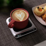 USB Potable Coffee Mug Cup Warmer for Office Desk Use Home Office Smart Electric Beverage Warmer with 3 Temperature Settings