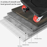 Furniture displacement device, universal wheel, heavy object moving tool, moving device, cabinet, sofa moving device