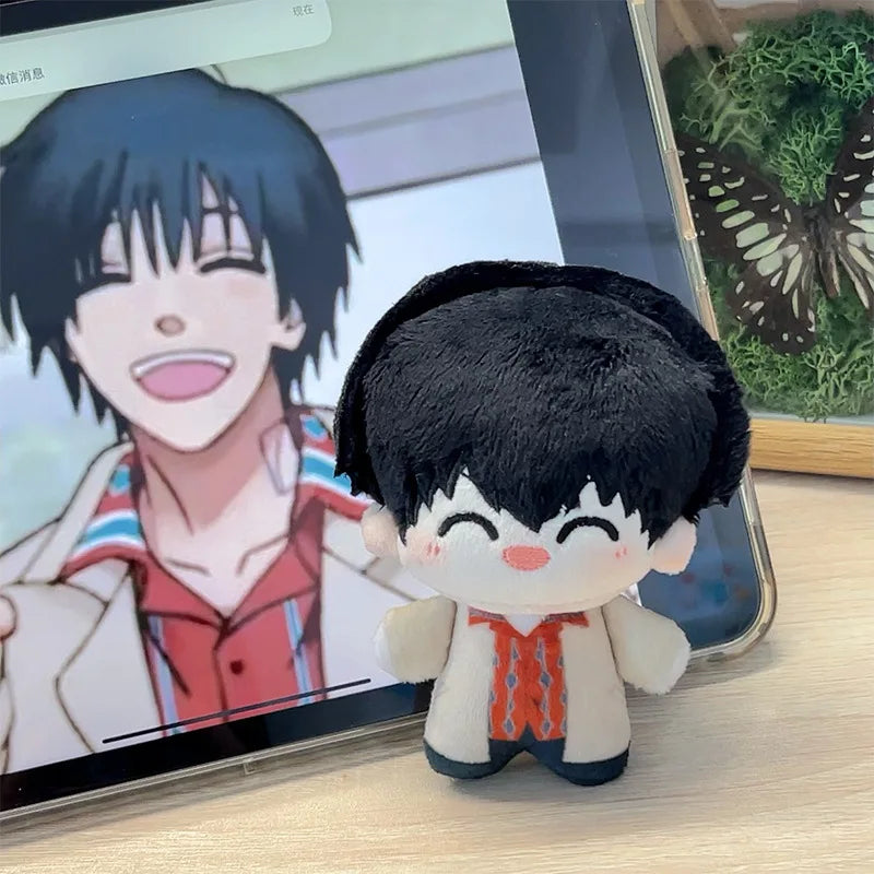 10cm SAKAMOTO DAYS Plush Dolls Mini Soft Asakura ShinMitsuki Keychain Bag Pendant Plush Toys Nagumo Yoichi Holiday Gift