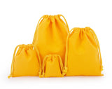 Cotton Drawstring Storage Bag White Canvas Bags for Candy Gift Package Pouch Reusable Home Sundries Organize Dustproof Sacks