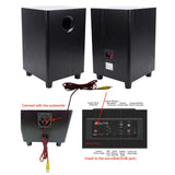 Home Theater Subwoofer 100W Home Subwoofer 6.5 Inch Independent Passive Subwoofer Speaker Plug and Play for Home Theater Party